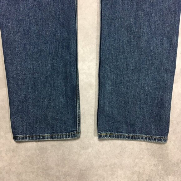 Levis 514 Straight Fit Mens Blue Jeans size 38x30 Stretch Denim Pants - Picture 12 of 14